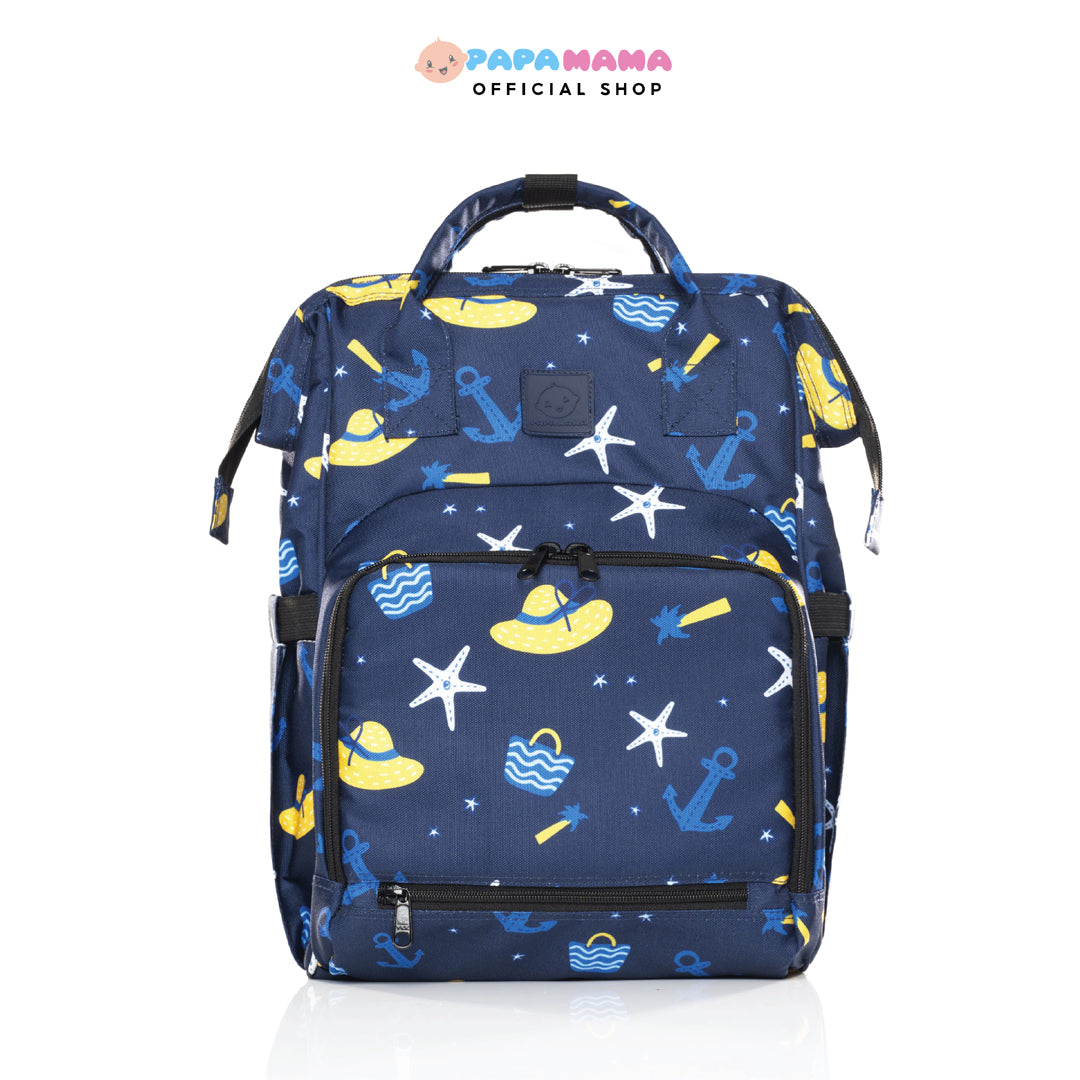 Papamama Pattern Diaper Bag