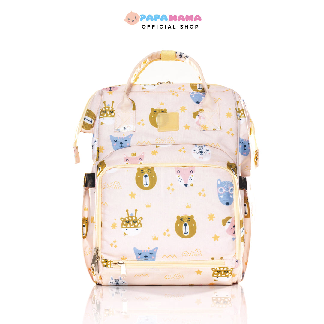 Papamama Pattern Diaper Bag