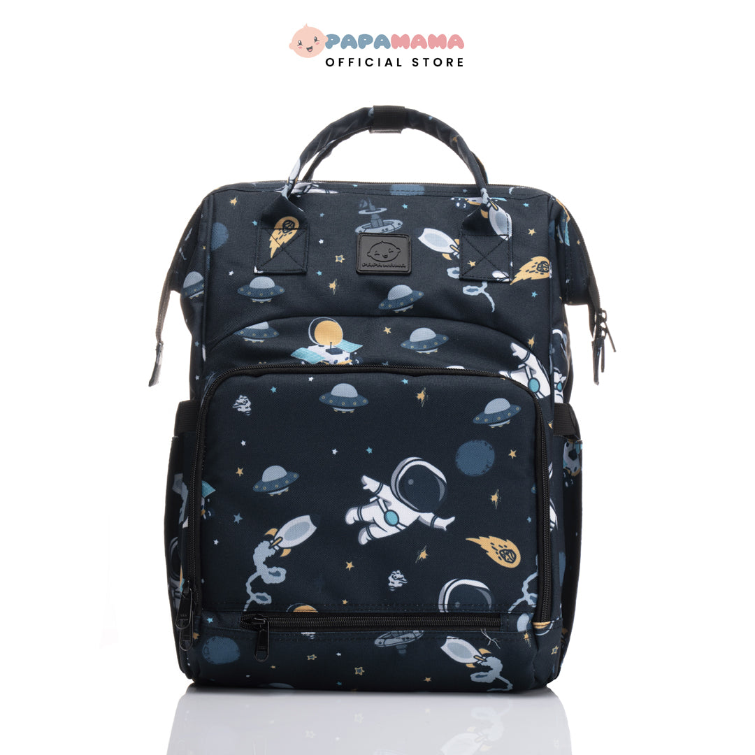 Papamama Astronout Pattern Diaper Bag - 1031