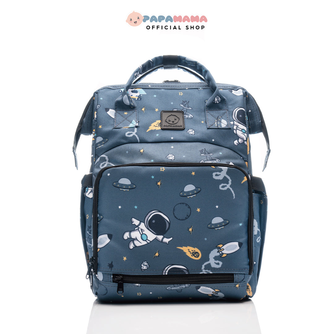 Papamama Astronout Pattern Diaper Bag - 1031